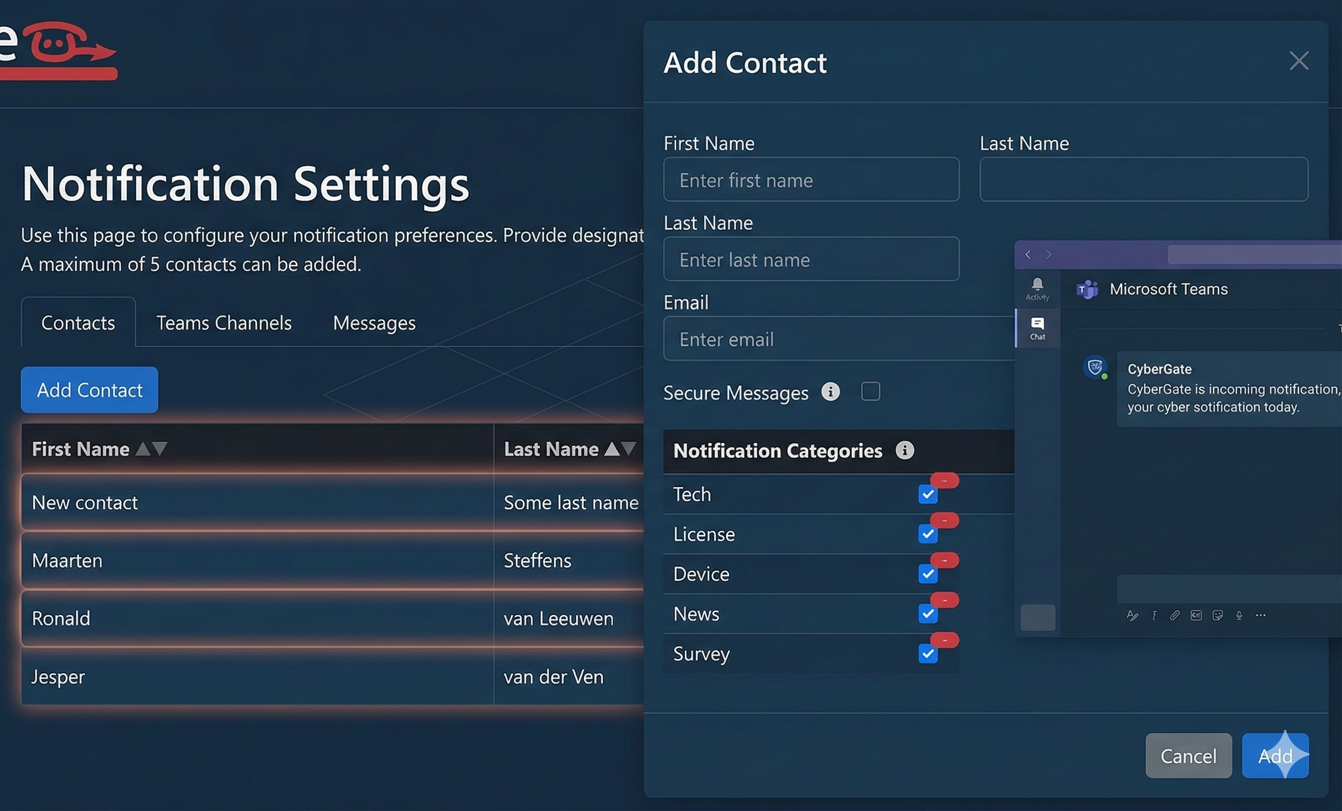 CyberGate SaaS now includes Notifications